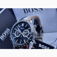 Hugo Boss Quality Leather Strap Wristwatch