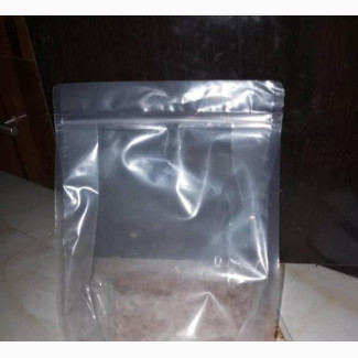 Transparent Flat Bottom Gusset Ziplock Pouch