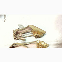 Gold Glace Hill Dress Shoes for Girls - Brand New