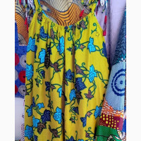 Ankara Sleeveless Maxi Gown