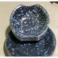 Unbreakable Plate and Bowl Set (6 Plates and 6 Bowls)