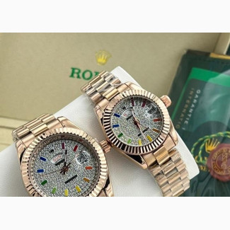Stylish Rolex Couple Wrist Watch - Brand New
