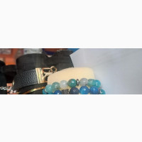 Aquamarine Bead Bracelets