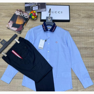 Gucci Men#039;s Luxury Trouser and Shirt Combo for Sale