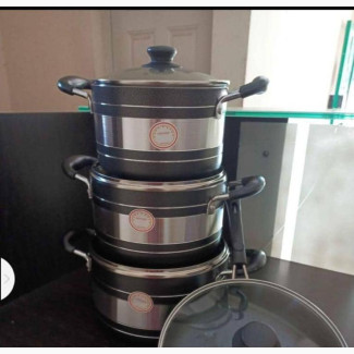 Hoffner803 Set of Non Stick Pot With Frying Pan