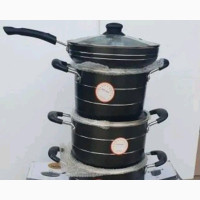 Hoffner Nonstick Pot 3 With Frying Pan - Brand New