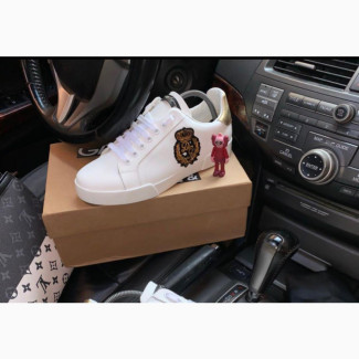 Dolce Gabbana Crown Patch Portofino Sneakers