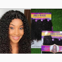 20 Inches Curling Wig 100% Human Hair