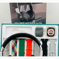 7 Straps Smartwatch With Headset as Seen
