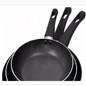 3 Piece Non-Stick Frying Pan Set - Cooking Utensils