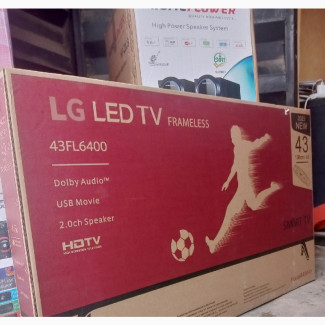 LG 43 LED Frameless Smart TV - Brand New