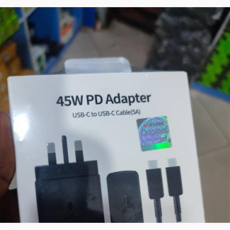 Samsung 45W Pd Adapter With Usb-C to Usb-C Cable
