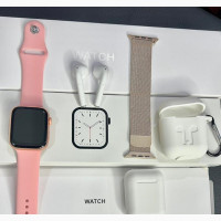 Apple Watch 7 + Airpods and Case + Milan Magnetic Chain
