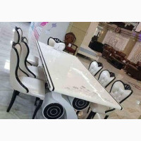Turkish Elite Dining Table With 6 Chairs