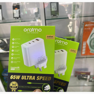 Oraimo Charger Ultra Speed 65 Watts