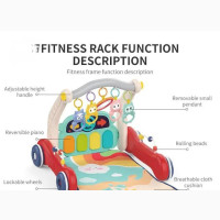 Infant 2 in 1 Multifunctional Baby Walker Pedal Fitness