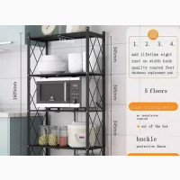 Foldable Storage Rack - 5 Layer