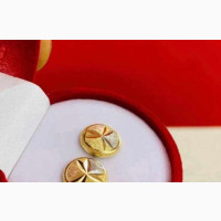 18k Italian Gold Earrings Available for Sale