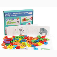 3 in 1 Letters and Numbers Matching and Tracing