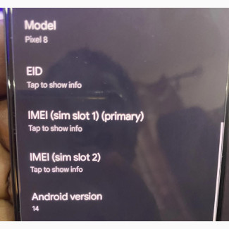 New Google Pixel 8 128 GB Black