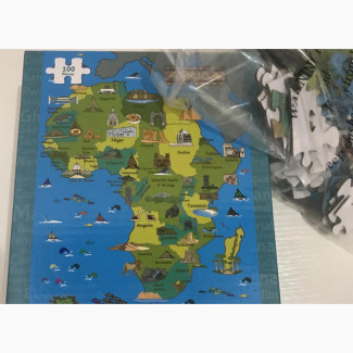 Africa Map Puzzle 100 PCS