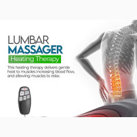 Waist Lower Back Lumbar Massager - Relieve Pain Relax Muscles