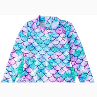 Girls One Piece Rashguard Swimwear