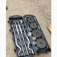 55kg Dumbbell and Barbell Rod Set - Brand New