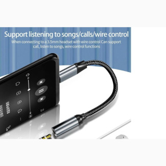Type C to 3.5mm Earphone Jack Digital Audio Adapter Converte