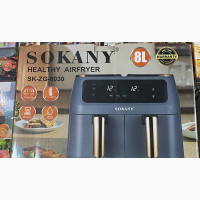Double Chamber 8L SOKANY Air Fryer