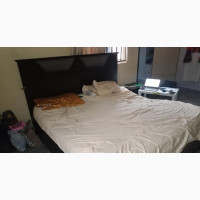 6×6 Mattress With Bed Frame, and 2 Bedside Drawers