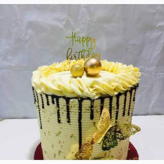 Delicious 4-Layer Butter Icing Cake - Size 7