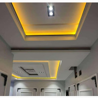Pop Ceiling, Wall Screeding And Inside Decorations