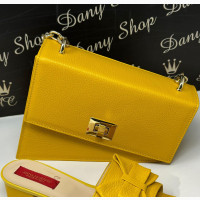 Anne Marino Slippers and Bag