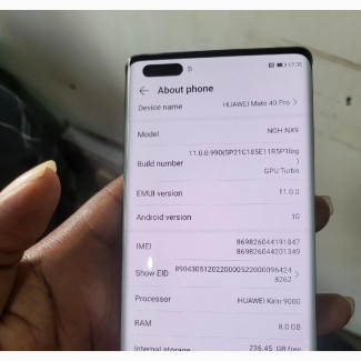 Huawei Mate 40 Pro 256 GB Black