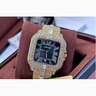 Iced Unisex Wristwatch