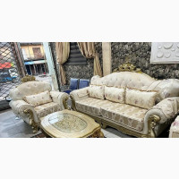 Royal 7 Seaters Sofa Chairs With Central Table - Brand New