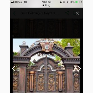 Befitting Royalty Gate - Brand New