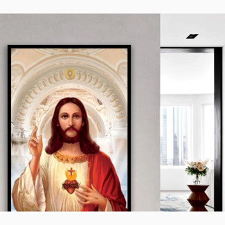 Jesus Christ HD Framed Picture Painting Wall Arts