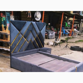 Brand New 4.5 by 6 Padded / Unphostered Bed Frame