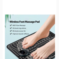 Ems Electric Foot Massage Pad Muscle Stimulator LCD Mat