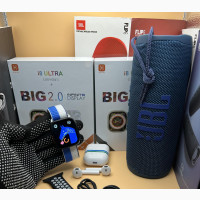 JBL FLIP 6 Bluetooth Speaker and Series 8 Smartwatch Combo