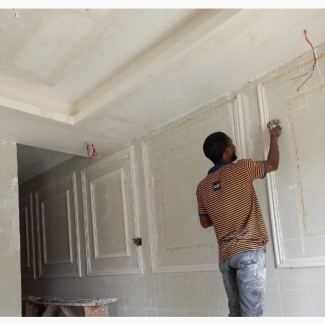 Amazing Touch: Pop Ceiling Design, Wall Sketching, Wall Screeding
