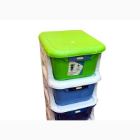 Storage Box - Four Steps Baby Cabinet Design in Multi Color