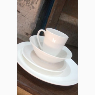 16 Pcs Plain White Dinner Set - Brand New