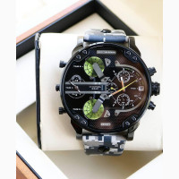 DIESEL 3bar Timex Chronograph Leather Watch