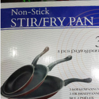 3pcs Non-Stick Fry Pan - Brand New