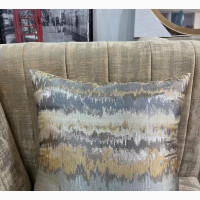 Luxurious Silver and Gold Pillow