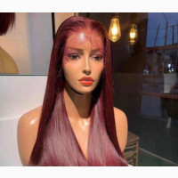 Colored Bone Straight Hair Extensions Wigs