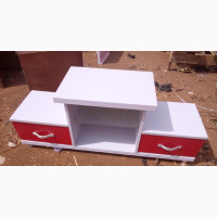 White and Red TV Stand 4ft Size